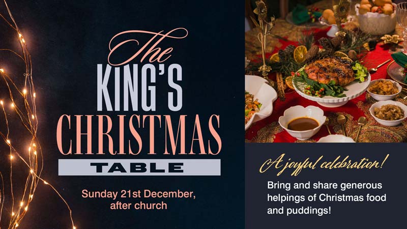 The Kings Christmas Table