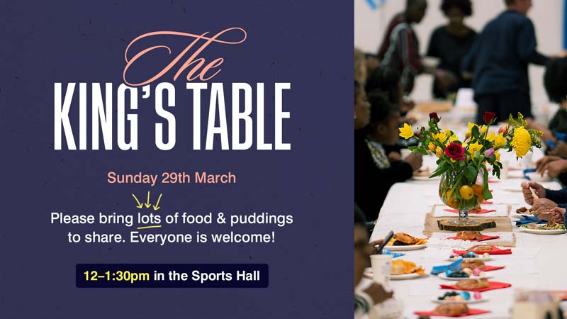 The Kings Easter Table