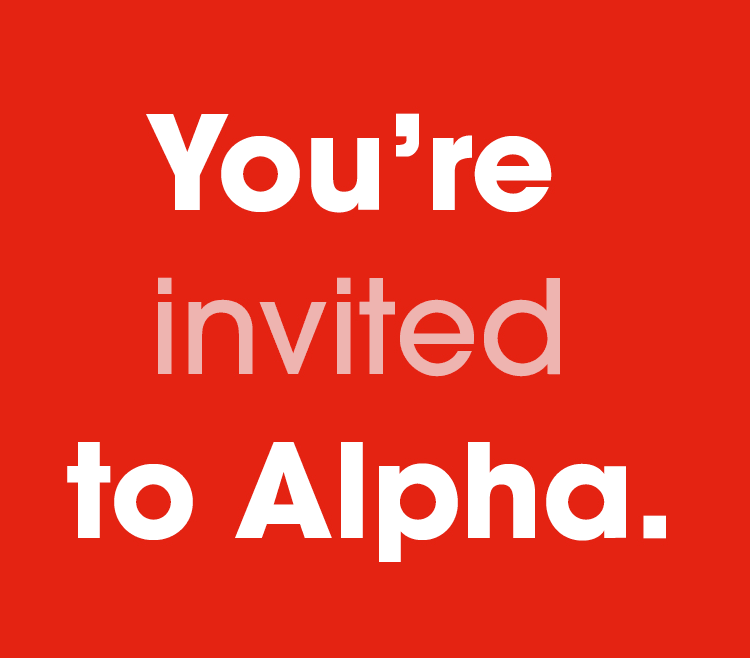 You're invited to Alpha